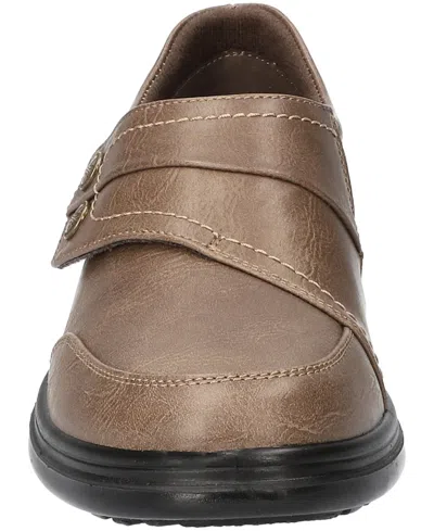 Easy Street Joy Womens Round Closed Toe Slip-on Shoe In Brown