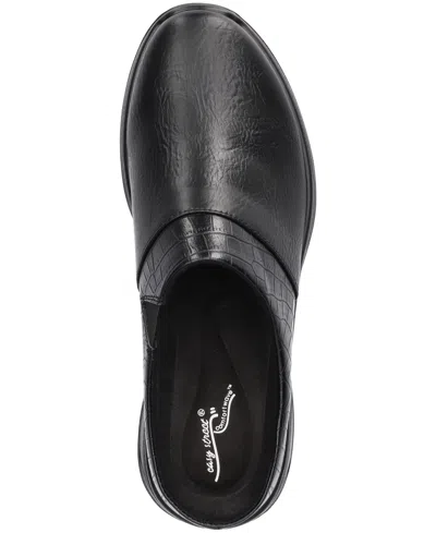 Easy Street Janalee Womens Round Closed Toe Slip-on Shoe In Black
