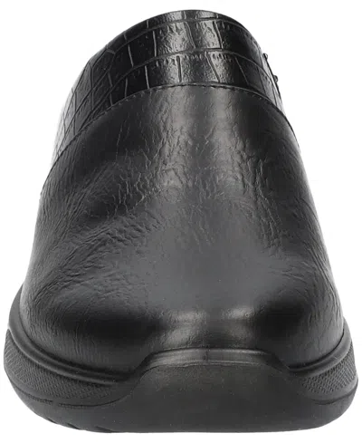 Easy Street Janalee Womens Round Closed Toe Slip-on Shoe In Black