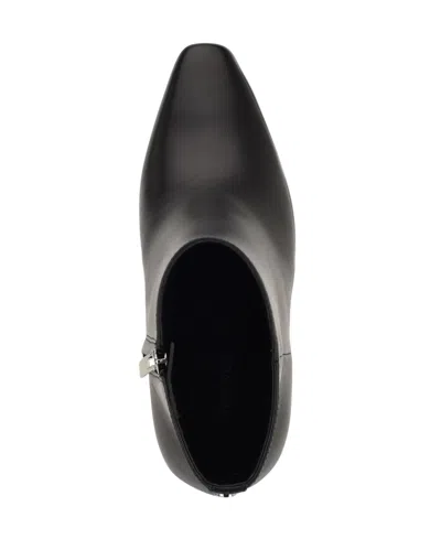 Nine West Women's Reraye 85mm Leather Ankle Boots In Black