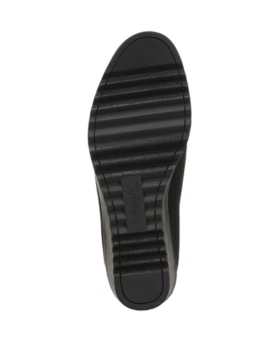 Lifestride Women's Ziva Round Toe Wedge Loafers In Black