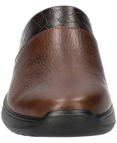 Easy Street Janalee Womens Round Closed Toe Slip-on Shoe In Brown