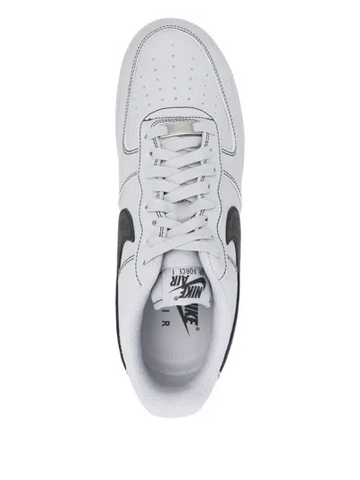 Nike Air Force 1 Sneakers With Contrast Stitch Detail In Gray