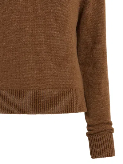 Khaite Nera Sweater In Brown