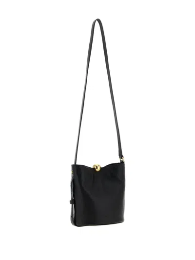 Furla ' Sfera Soft' Mini Bucket Bag In Black