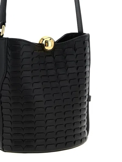 Furla ' Sfera Soft' Mini Bucket Bag In Black