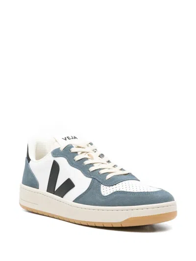 Veja Multicolour Leather Sneaker In White