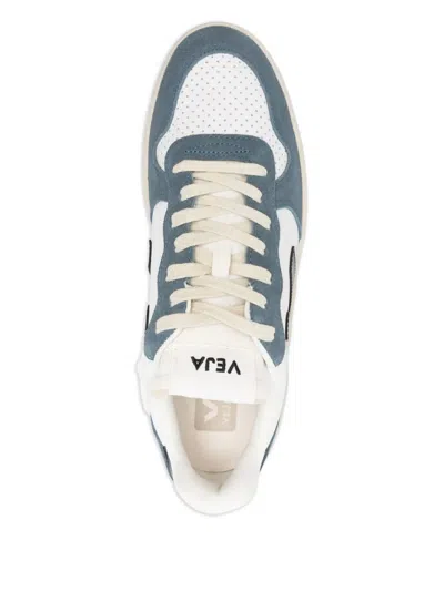 Veja Multicolour Leather Sneaker In White