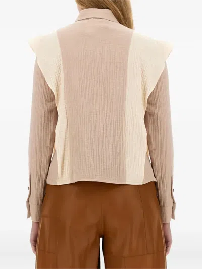 Alysi Garza Long Sleeved Shirt In Nude