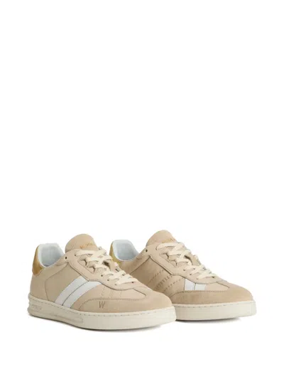 Woolrich Leather Stripe Sneakers In Multi