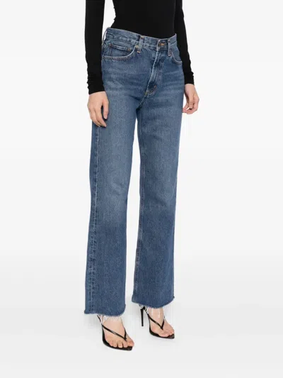 Agolde Leena Jeans In Blue