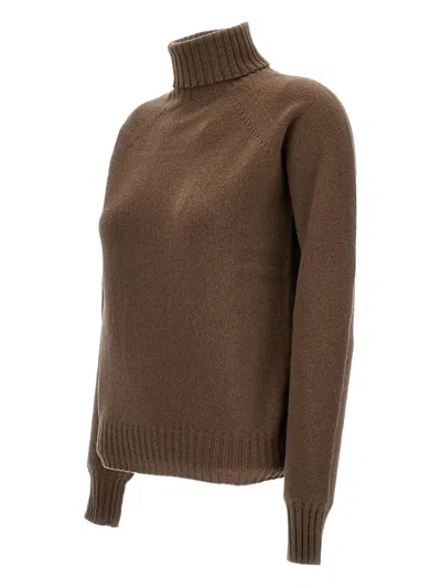 Drumohr Wool Turtleneck In Brown