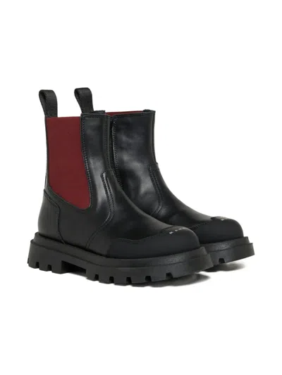 松紧拼接及踝靴