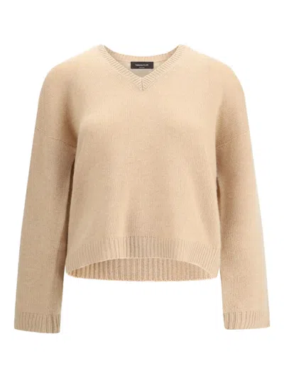 Fabiana Filippi Cashmere Sweater In Neutral