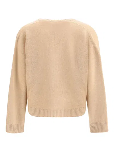 Fabiana Filippi Cashmere Sweater In Neutral