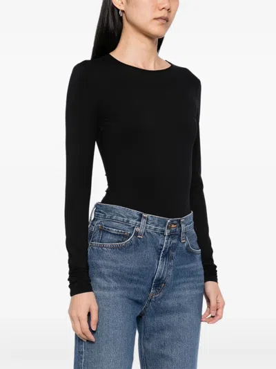 Agolde Aura Bodysuit In Black