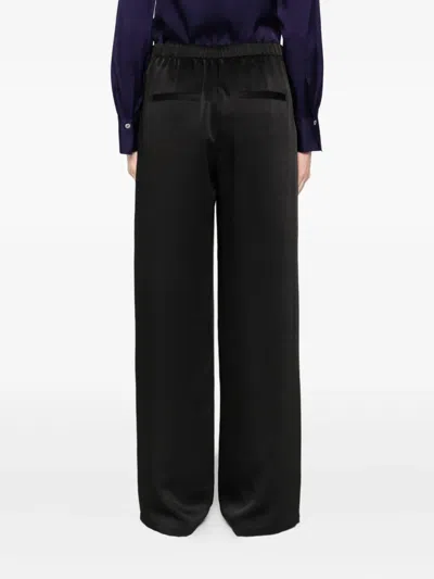 Vince Easy Wool-blend Pull-on Pants In Black