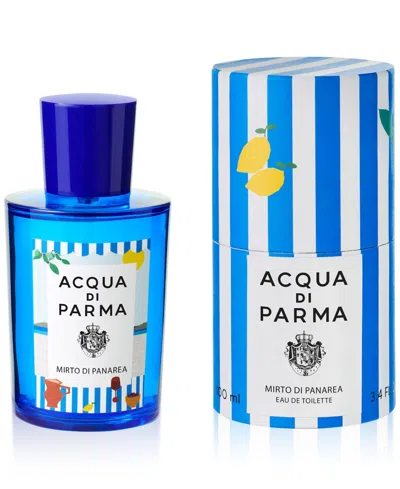 Acqua Di Parma Limited Edition Blu Mediterraneo Mirto Di Panarea Eau De Toilette, 3.4 Oz. In Transparent