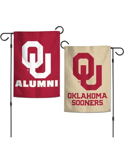 Wincraft Oklahoma Sooners 12" X 18" Double-sided Alumni Garden Flag In Red