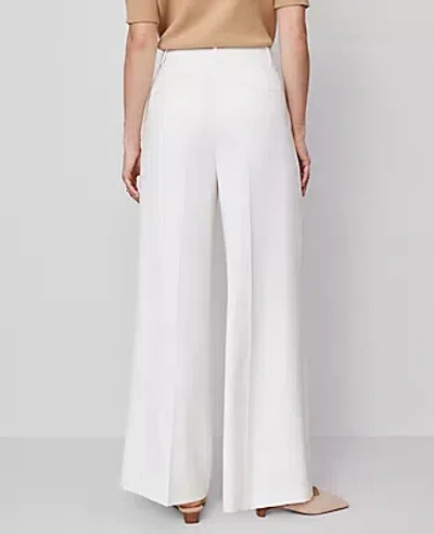 Ann Taylor The Petite Modern Wide-leg Trouser Pant In White