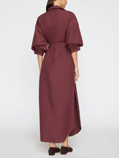 Brochu Walker The Kate Maxi Dress In Burgundy