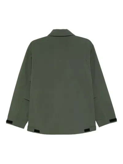 Carhartt Jacket Opuntia With Collared Design And Pockets In Green