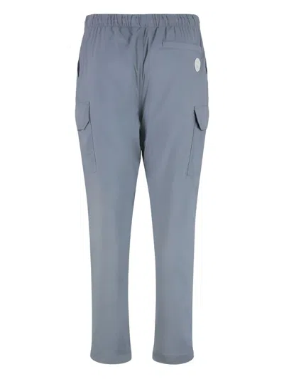 Canada Goose Elastic Waistband Cargo Pants With Mesh Lining In Blue