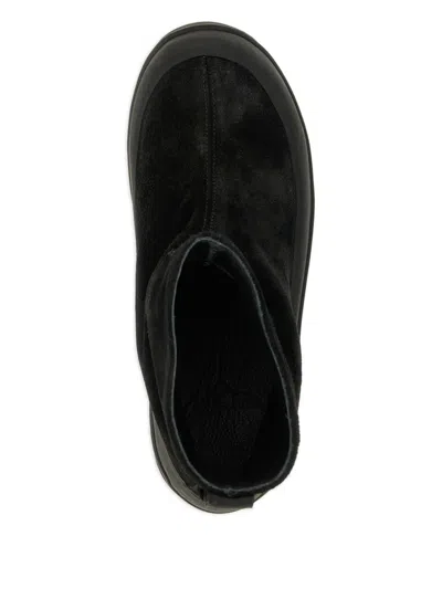 Stone Island S100120 Suede Boots In Black
