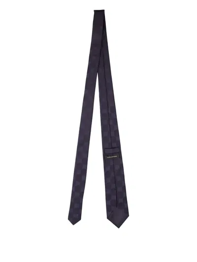 Tagliatore Dot-pattern Tie In Purple
