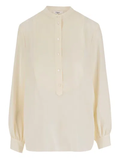 Chloé Blouse In Neutral