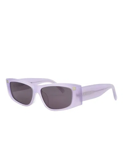 Givenchy Rectangle Full-rim Sunglasses In Gray