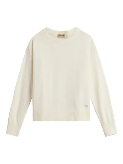 Woolrich Suéter Cuello Redondo - Blanco In Neutral