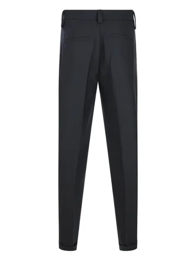 Antonelli Trousers Blacks And Greys In Black