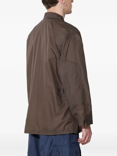 多口袋扣角领夹克