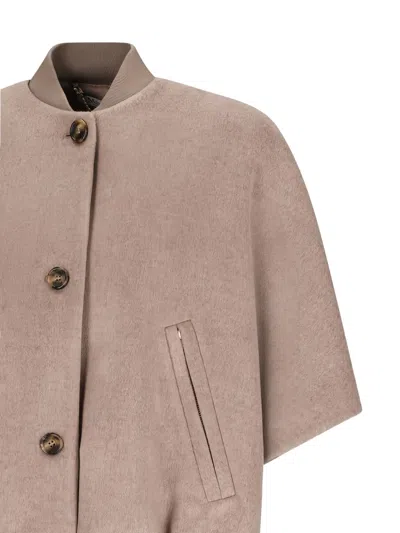 LETICIA 纽扣开合短袖夹克