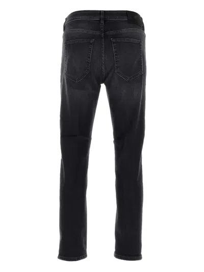 Pt Torino Jeans Denim Stretch Belt Loops In Black