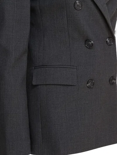 Semper Balzer Double Breasted In Gray