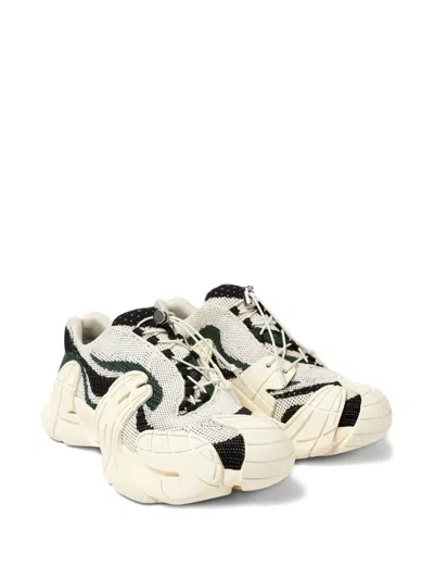 Camperlab Tormenta Knit-panelled Chunky Sneakers In Neutral