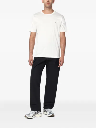 C.p. Company Cp Company Logo T Shirt White In White