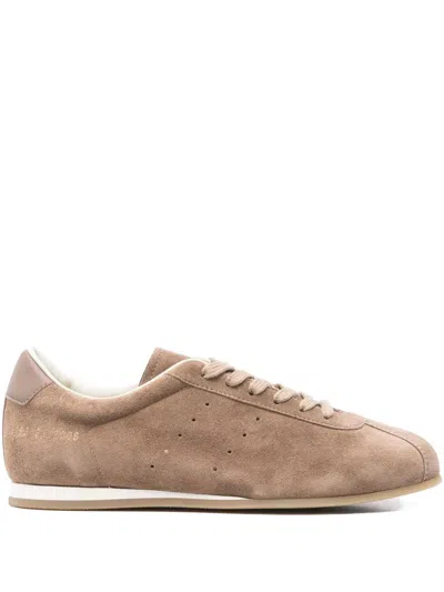 Common Projects Driving Shoe Sneakers In Taupe Suede In Multi