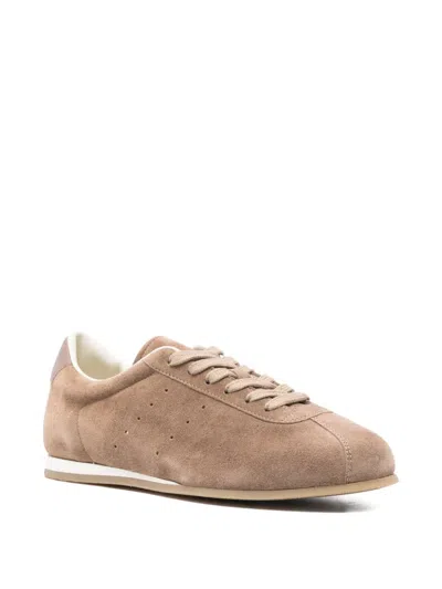 Common Projects Driving Shoe Sneakers In Taupe Suede In Multi