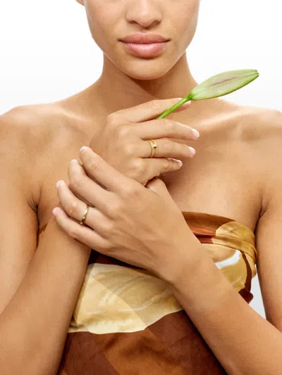 Elhanati 18kt Yellow Gold Drawn Diamond Ring