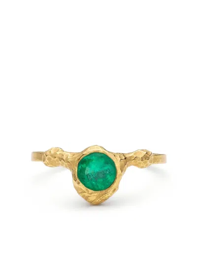Elhanati 18kt Yellow Gold Evie Emerald Ring