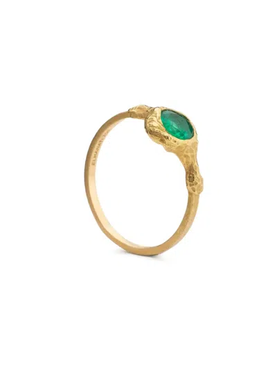 Elhanati 18kt Yellow Gold Evie Emerald Ring