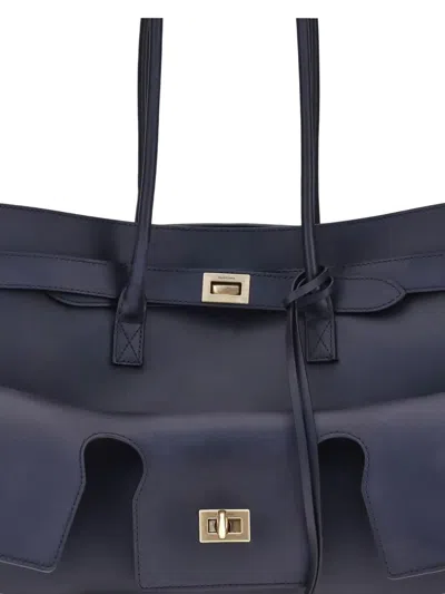 BEL AIR 中号皮质单肩包