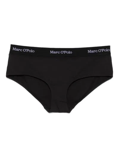 Marc O'polo Logo-waist Briefs (pack Of Three) In Multi