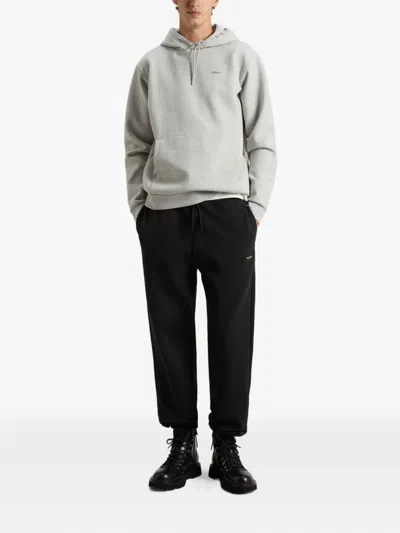 Woolrich Logo Drawstring Sweatpants In Black