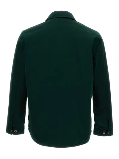 Woolrich Button-fastening Flap-pocket Jacket In Green