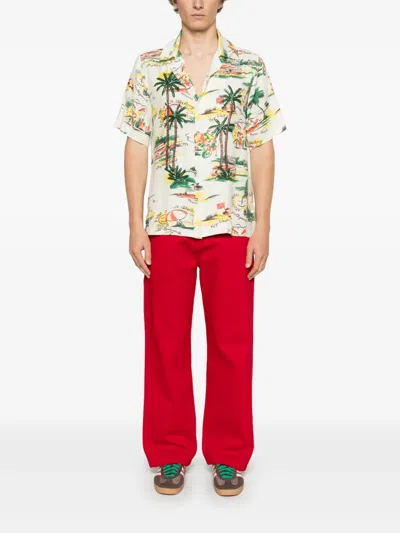 P.a.r.o.s.h Printed Shirt In Neutral