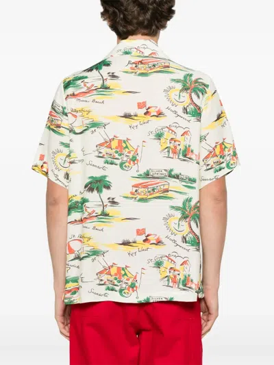 P.a.r.o.s.h Printed Shirt In Neutral
